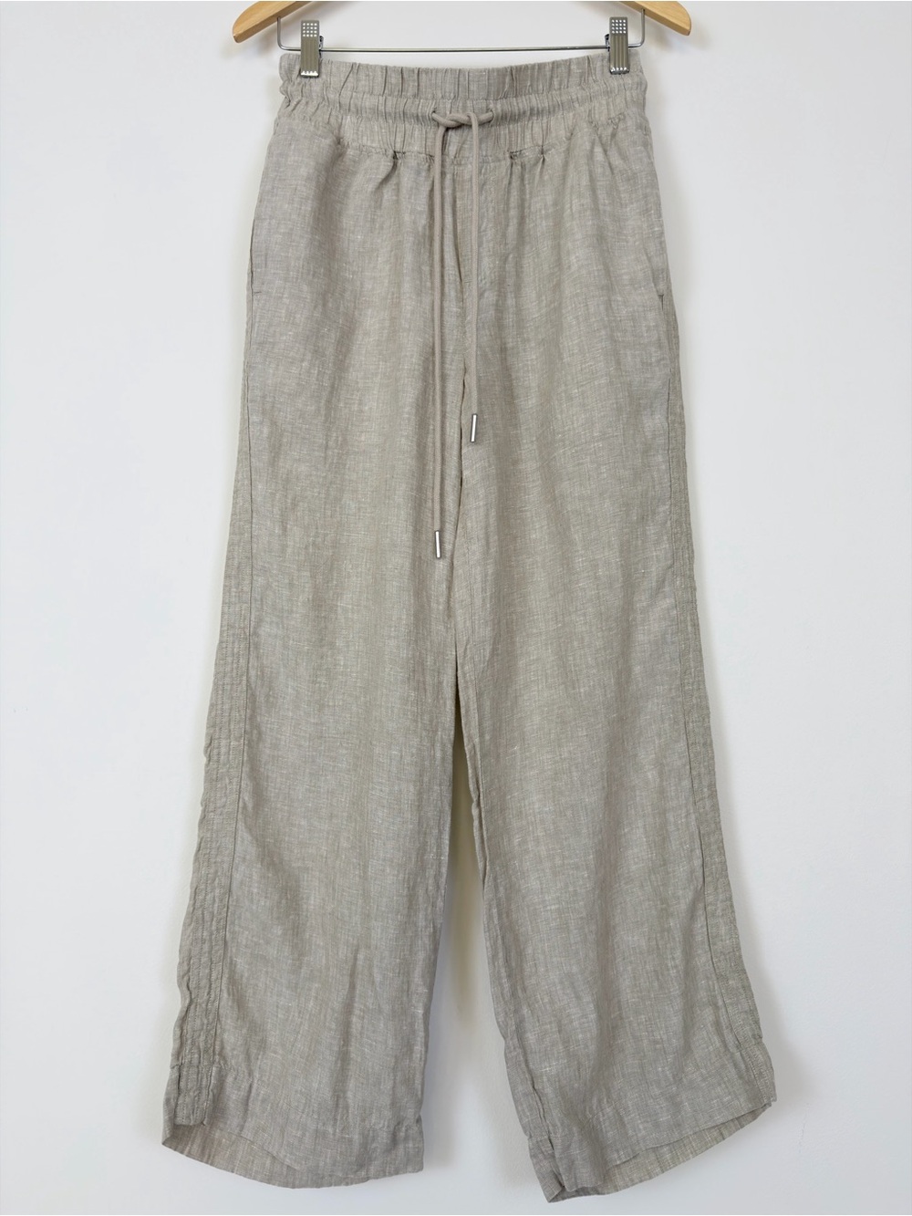 Quince 100% European Linen Wide Leg Pants Flax Size S